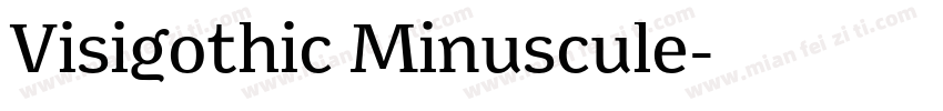 Visigothic Minuscule字体转换